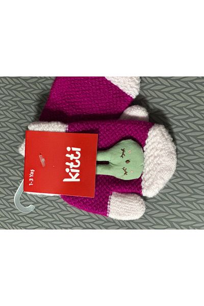 Kitti 1-3 Years Angora Girl's Gloves Baby Gloves Flexible Gloves