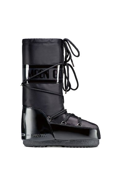 MOON BOOT Glance Black Women'S/Girls' Boots - 80D 1401680 -N001
