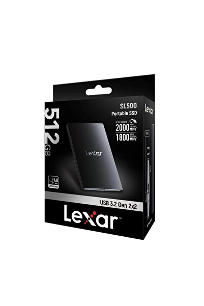 Lexar External 512gb 2000mb/s Usb 3.2 Taşınabilir Ssd Harddisk Lsl500x512g