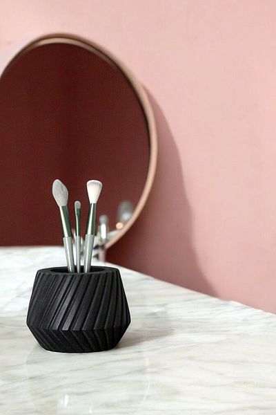 Evene Black Makeup Organizer - Brush Holder Organizer Model 21