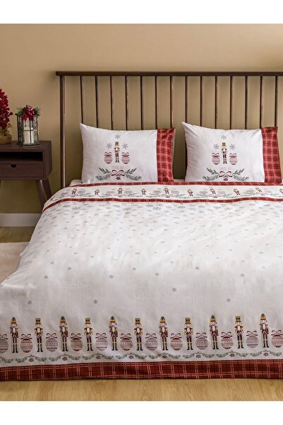 LC Waikiki Lcw Home Mixed Nutcracker Printed Double Duvet Cover Set