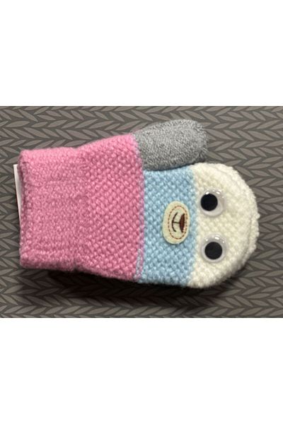 Kitti Girl's Gloves Baby Gloves Flexible Gloves with Angora Playing Eyes 1-3 Years