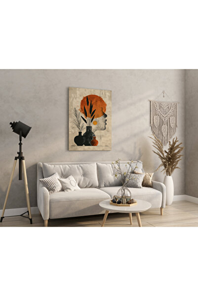 KOLDEMİR Bohem Ev Dekorasyon Tablo Bohem  Kanvas Tablo
