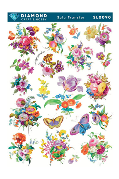 Buhobi Dimaond Sulu Transfer Kağıdı SL0090 25x35cm