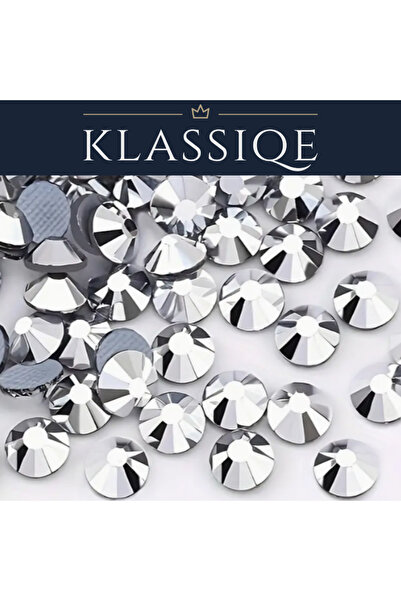 Klassiqe Silver Hematite - Hotfix Ütüyle Yapışan Taşlar SS6 - 1440 Adet