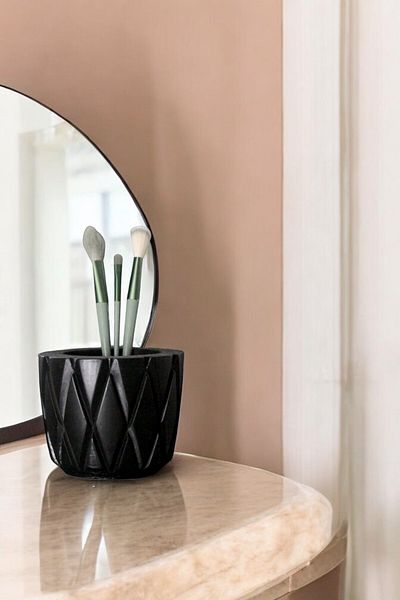 Evene Black Makeup Organizer - Brush Holder Organizer Model 18