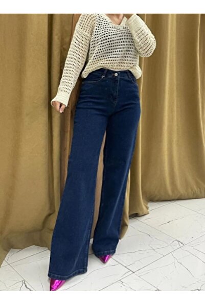 Asia ASIA ЛІКРАЛЬНІ ВИСОКІ ДЖИНСИ PALOZZO З ШИРОКИМИ ШТАНИНАМИ