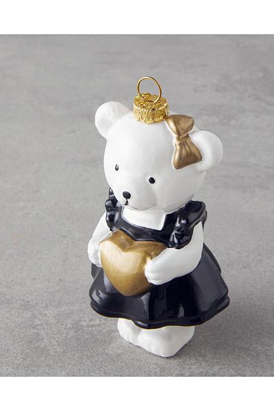 English Home 10cm White Bonny Christmas Tree Ornament