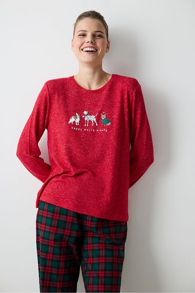 Penti Woofmas Red Sweatshirt