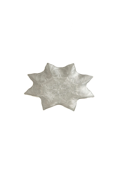 Karaca Home New Year Angelic Decorative Plate Silver