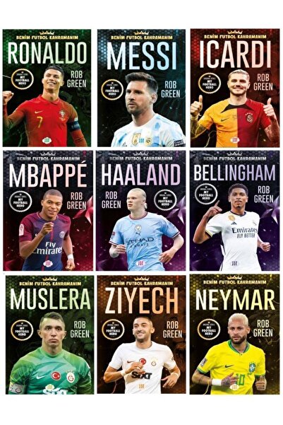 dokuzyayinlari Benim Futbol Kahramanım 9 Kitap (POSTER SPORCU KARTI HEDİYELİ)