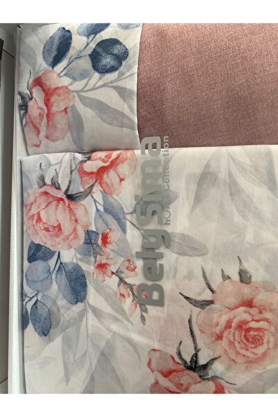 SENLİFE Cotton Belysima Battal Duvet Cover Set - Elastic