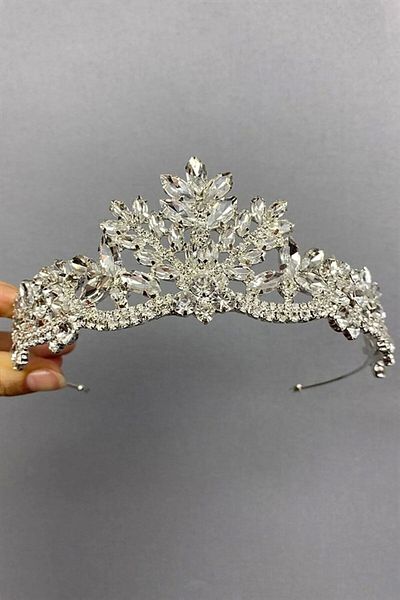 Hayalperest boncuk Berlin Glass Stone Crystal Stone Bridal Crown