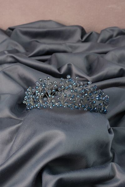Hayalperest boncuk Aren Bridal Henna Crown with Crystal Beads