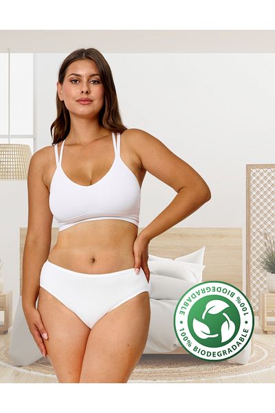 ALYA UNDERWEAR Lenjerie confortabilă și durabilă pentru femei - Chiloți Lyocell, absorbanți de transpirație, Liyosel