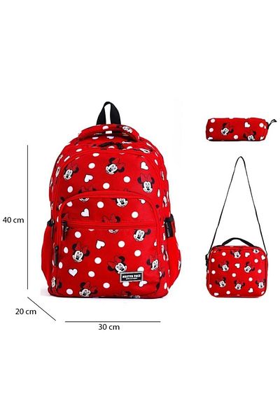 Alanç Gift Rucsac ortopedic pentru școala primară pentru fete - set cu nutriție și suport pentru stilou