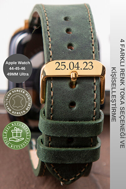 vagave Watch 44 45 46 49 Mm Ultra Uyumlu Deri Kordon 3 4 5 6 7 Se 8 9 10 Saat...