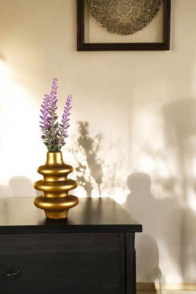 Evene Small Vase - Table Top and Home Decoration, Gold Antique Color Model 5