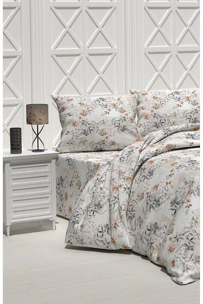 SENLİFE Cotton Single Elastic Duvet Cover Set