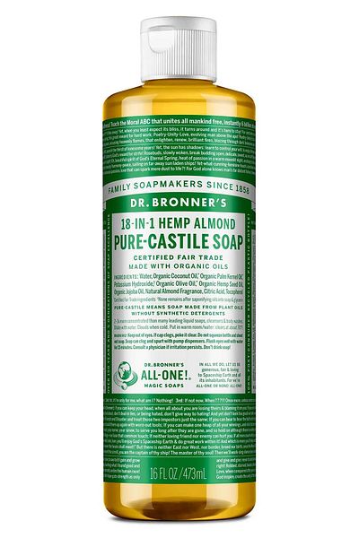 DR.Bronner's Multi-Purpose Liquid Soap with Almond Scent 473ml