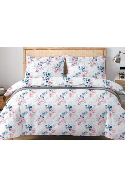 SENLİFE Cotton Belysima Battal Duvet Cover Set - Elastic