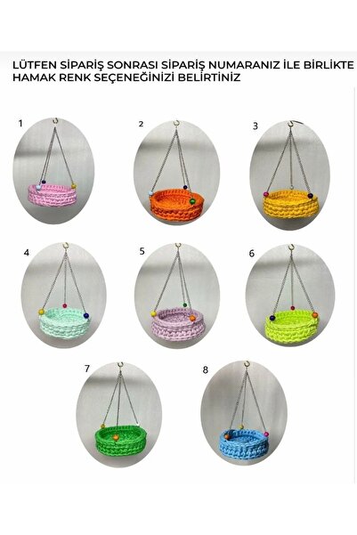 ARSPOLO ÖRGÜLÜ KUŞ HAMAĞI ZİLLİ KUŞ SALINCAĞI KUŞ OYUN CAĞI