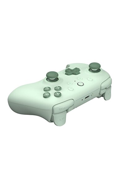 8Bitdo Ultimate 2C Kablosuz 2.4G Oyun Kolu PC Android Hall Effect Joystick Pastel Yeşil