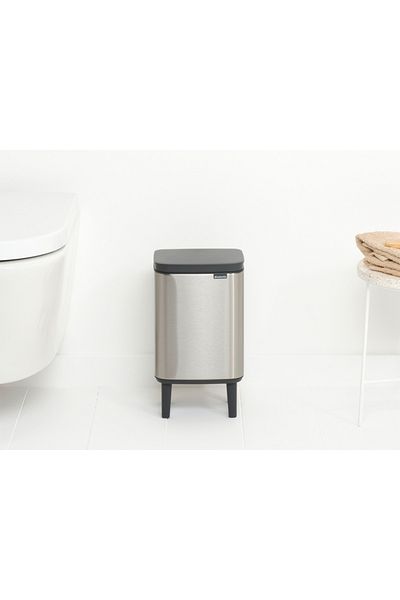 Brabantia BO HI FPP ΜΑΤ ΑΙΣΘΗΤΙΚΟΣ ΚΟΥΤΙ ΑΠΟΡΡΙΠΤΗΣ ΜΕ ΠΟΔΙ 4L