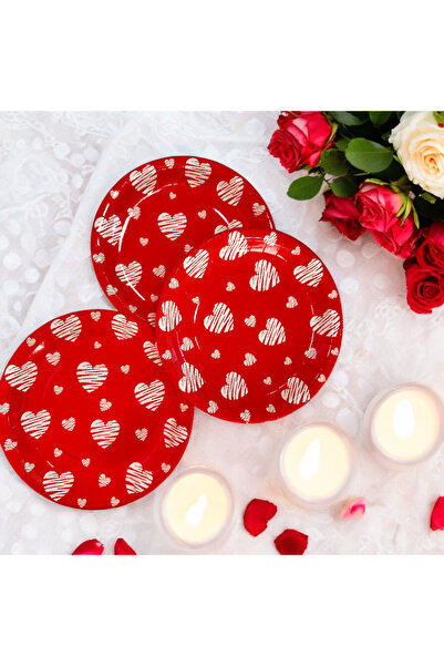 Fenix Dukkan Kırmızı Love Tabak