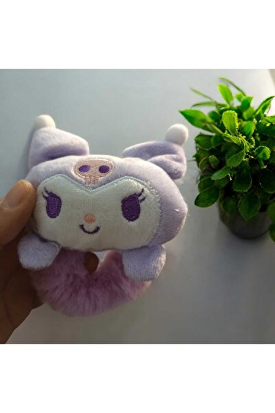 BAEY Pofuduk Model Kuromi My Melody Figürlü Tüylü Çoçuk Simit Toka 1 Adet