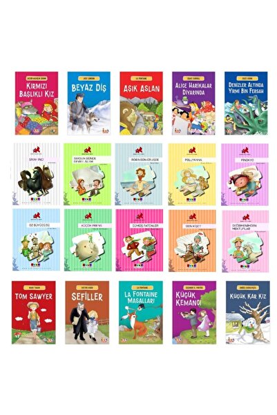 Nesil Yayınları 4. Sınıf 100 Temel Eser 20 Kitap Set (eğiten- efsane)