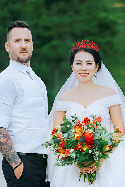 Limelia Coroana de noapte cu henna de mireasă din piatră de cristal roșu din ...