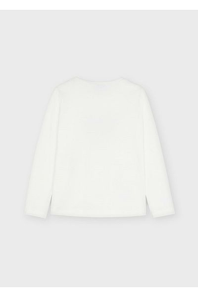 MAYORAL T-shirt Long Sleeve - Cream