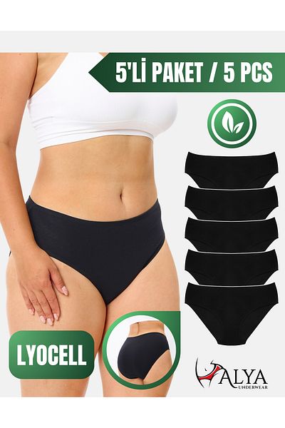 ALYA UNDERWEAR Άνετα και ανθεκτικά γυναικεία εσώρουχα - Σλιπ Lyocell, Απορροφητικό ιδρώτα, Liyosel