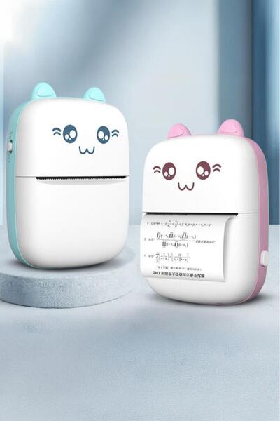 Torima C9 Mavi Mini Yazıcı Mini Taşınabilir Termal Yazıcı Kablosuz Bağlantı Ap Kontrol