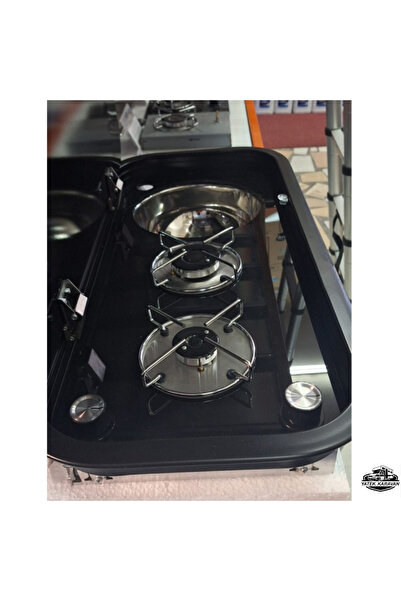 Universal üniversal kombinasyon ikili ocak evyeli 76X36.5 CM Yatek Karavan Tekne