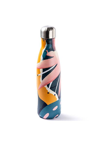 Tantitoni Flower Patterned Stainless Steel Bottle Thermos 500ml