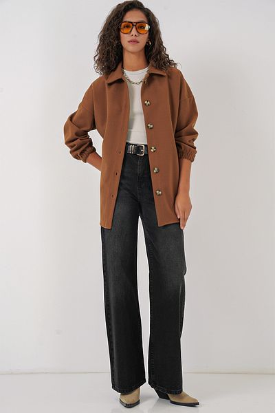 Bigdart 0674 Πουκάμισο Oversize με Τσέπες - Ταν