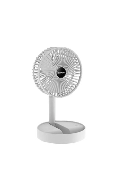 Everest Grup Katlanabilir Usb Şarjlı Masaüstü Soğutucu Mini Fan / 3 Kademe Hız Ayarlı Vantilatör