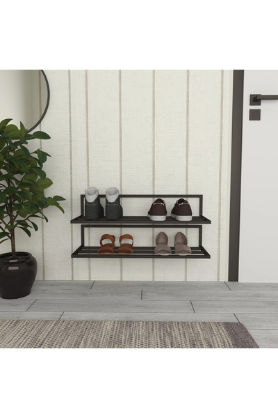 Grandmix Ayakkabılık Modern Tasarım Ayakkabılık Metal Ayakkabılık Duvara Mont...