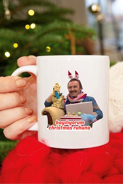 EFBUTİK I Love White Christmas Spirit Mug