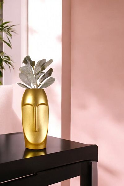 Evene Vase Small Vase Tabletop Vase Home Decoration Vase Gold Color Model 32