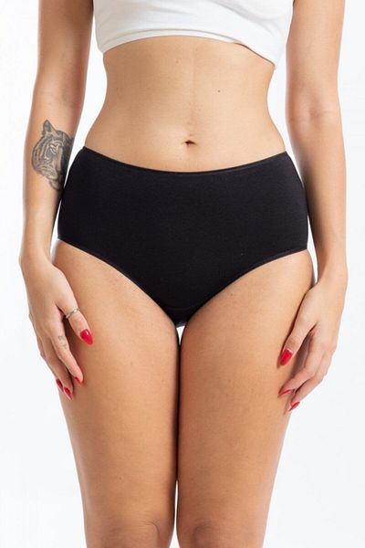 SEASOUL Ψηλόμεσο εσώρουχο Bambo Ss 1673 Μαύρο