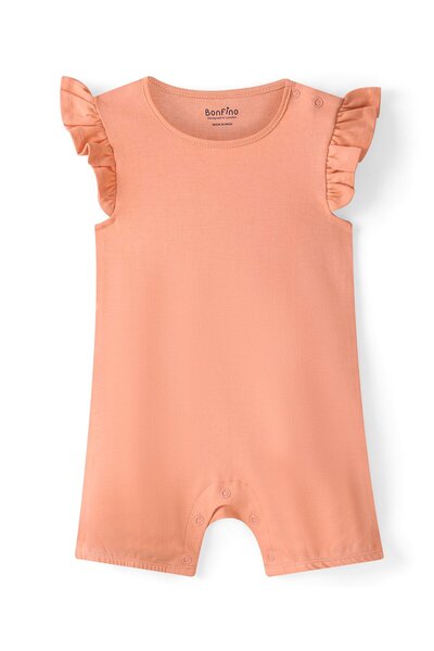 Bonfino 100% Cotton Knit Frill Sleeves Rompers Floral Print Pack of 5 - Multi Color