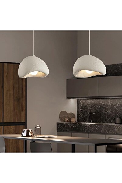 Brosch Design İkili sarkıt 30 cm Beton avize, Hediyelik dekoratif aydınlatma,...