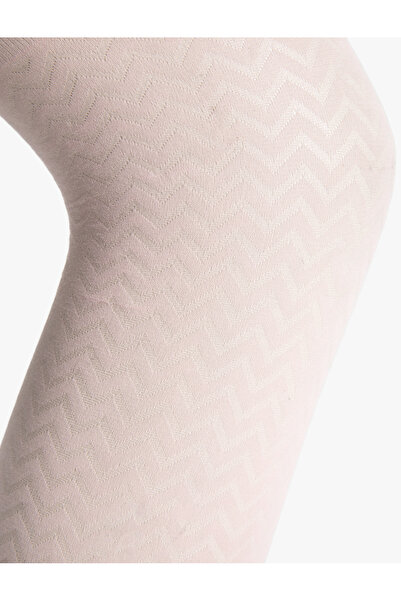 Koton Geometrisch gemusterte Strumpfhose mit einer Dichte von 60