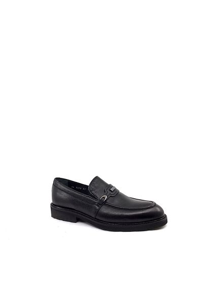 Smart 3513 Black Leather Eva Sole Men's Casual Shoes