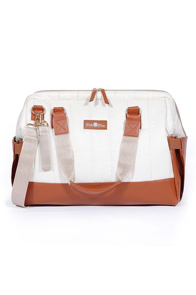 Milk & Moo Milk&Moo Wickeltasche Auslaufsicher Baby Reisetasche Beige