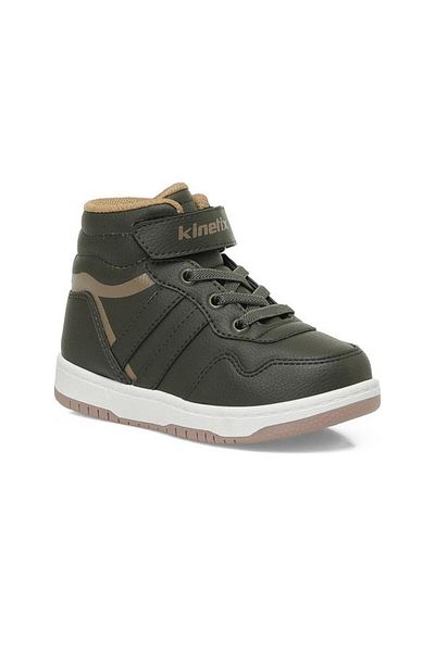 Kinetix Chlapecké sportovní boty Cax Khaki High Top na suchý zip