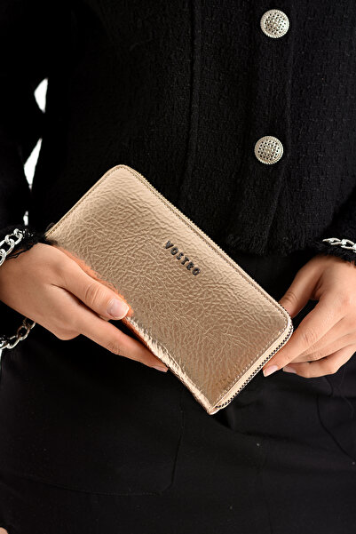 VOSTRO محفظة نسائية مصنوعة يدويًا على الطراز الإيطالي مصنوعة من الجلد الطبيعي...